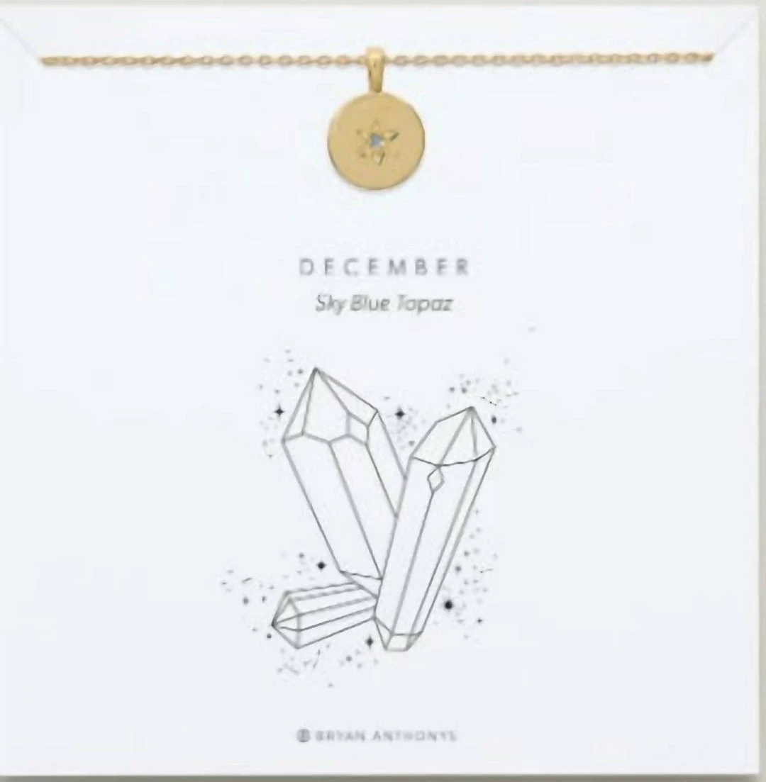 Bryan Anthonys December Birthstone Necklace in 14K Gold - women