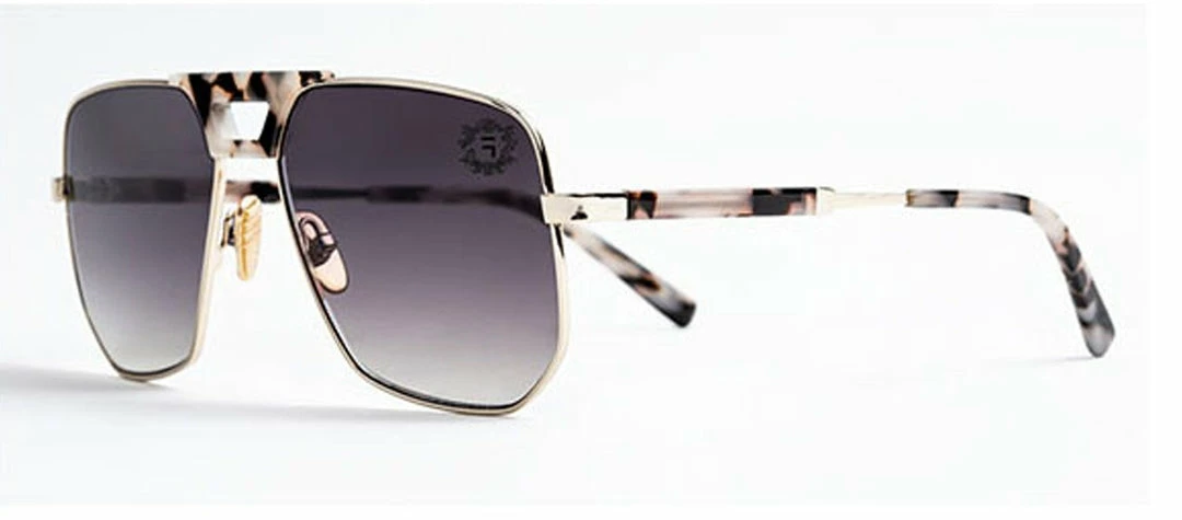 FUBU Frames Flatbush Silver Square Sunglasses - women
