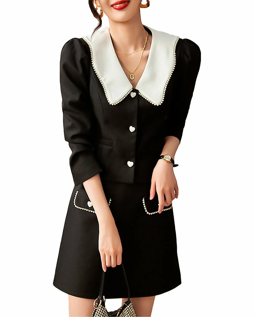 WLZD 2pc Blazer & Skirt Set - women