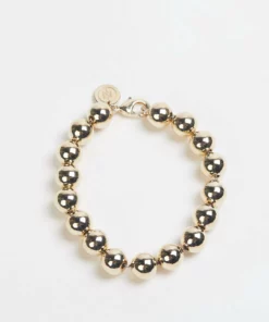 Eklexic Large Gold Ball Bracelet In Gold - women