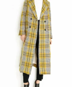Forte Forte Long Tartan Coat In Stella - women
