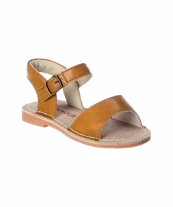 L'Amour Kayla Stitch-Down Leather Sandal - kids