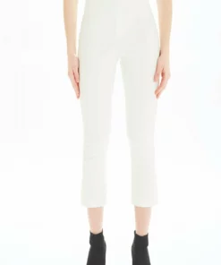 Iltm The Judy No Waist Pant With Side Vent in Marshmallow - women
