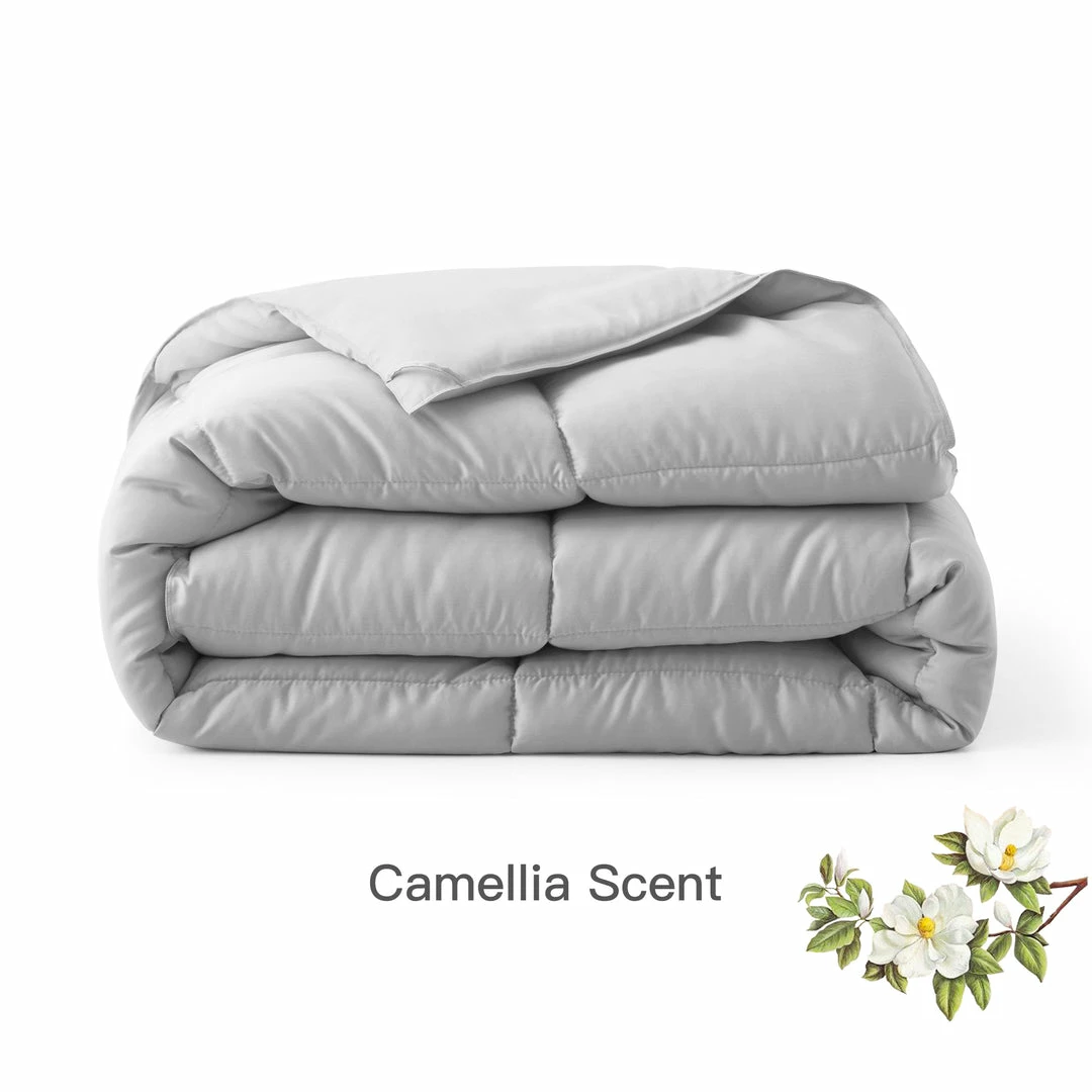 Peace Nest All Season Down Alternative Comforter with Orange / Camellia / Wormwood Scent - Image 7