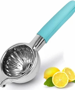 Zulay Kitchen Lemon Squeezer SS w Silicone Handles
