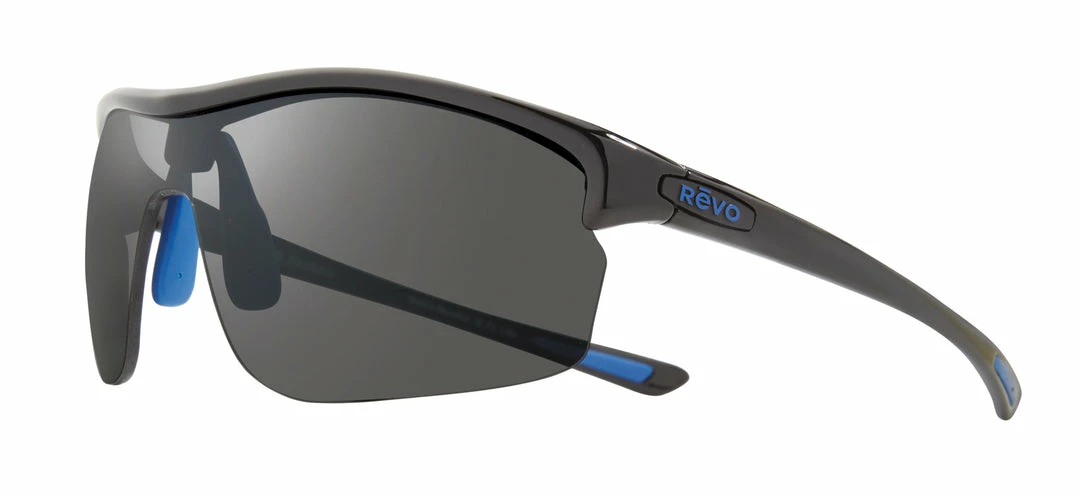 Revo Edge Black and Graphite Shield Sunglasses RE107401GY - men - Image 2