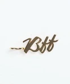Eklexic Script Pendant Bff In Gold - women