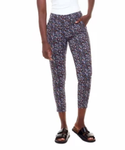 Iltm Toulouse Pant in Black Multi Floral - women