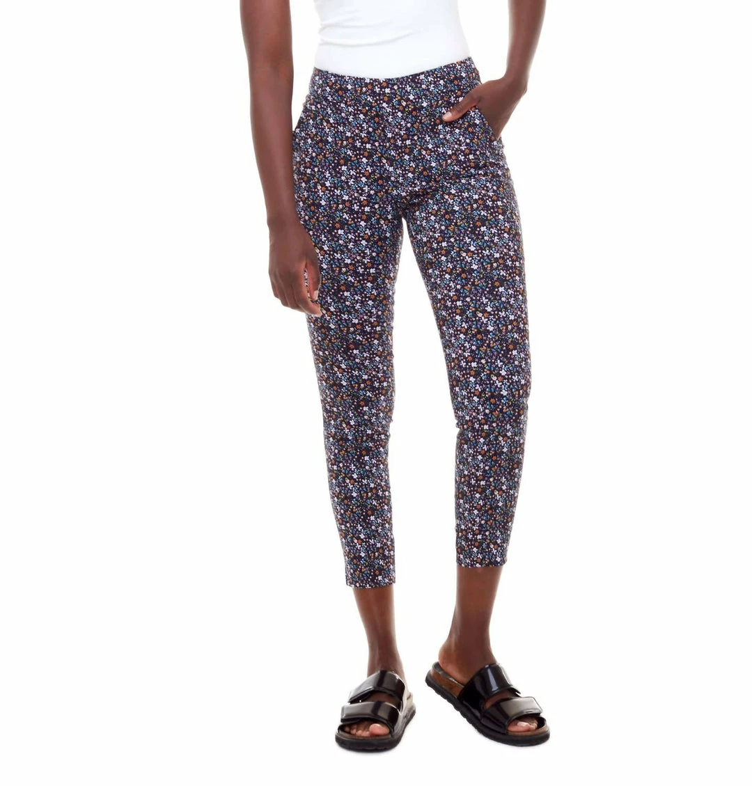Iltm Toulouse Pant in Black Multi Floral - women