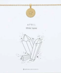Bryan Anthonys April Birthstone Necklace in 14K Gold - women