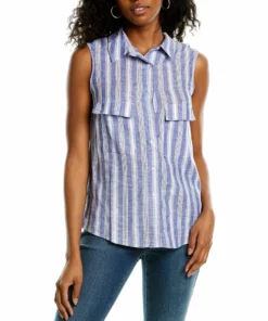 TAGS Stripe Sleeveless Top - women