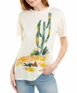 Burning Torch Cactus T-Shirt - women