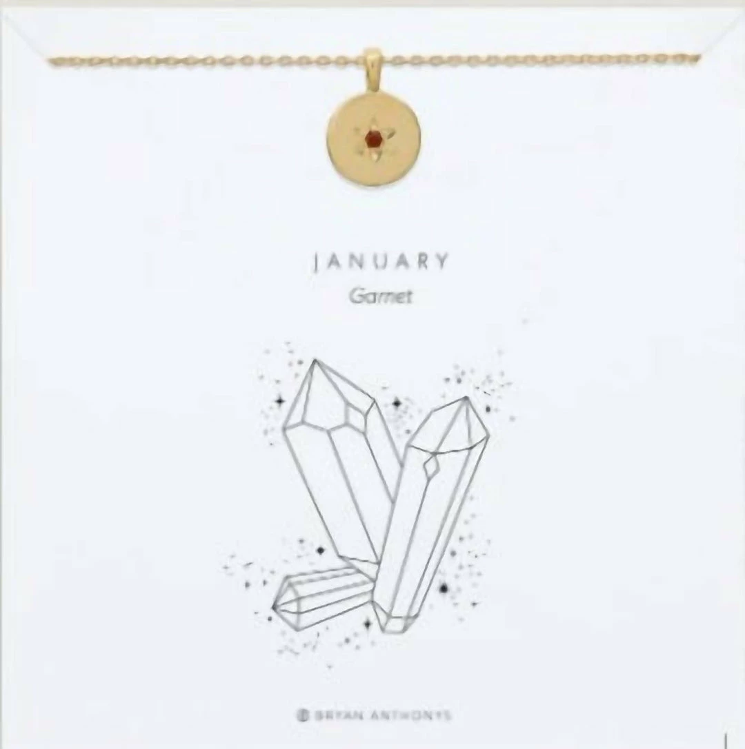 Bryan Anthonys January Birthstone Necklace in 14K Gold - women