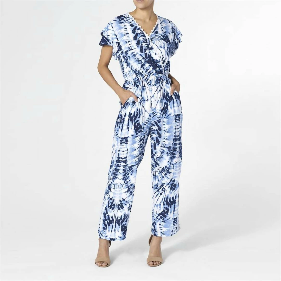 Coco + Carmen Gracie Jumpsuit in Blue - women