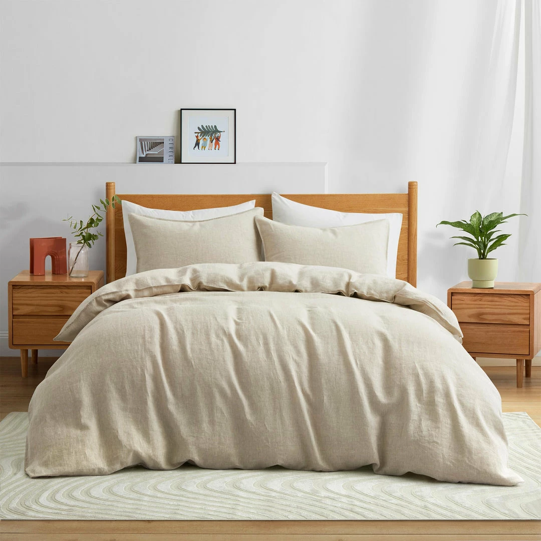 Peace Nest 100% Linen Duvet Cover Sets - Image 2