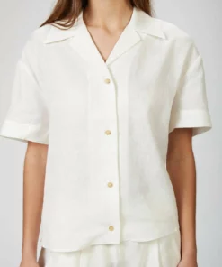 Asceno Prague Shirt In Lemon - women