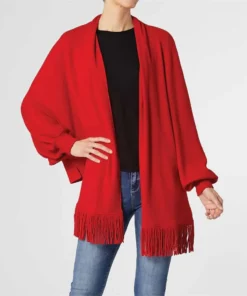 Coco + Carmen Cheryl Soft Wrap in Red - women