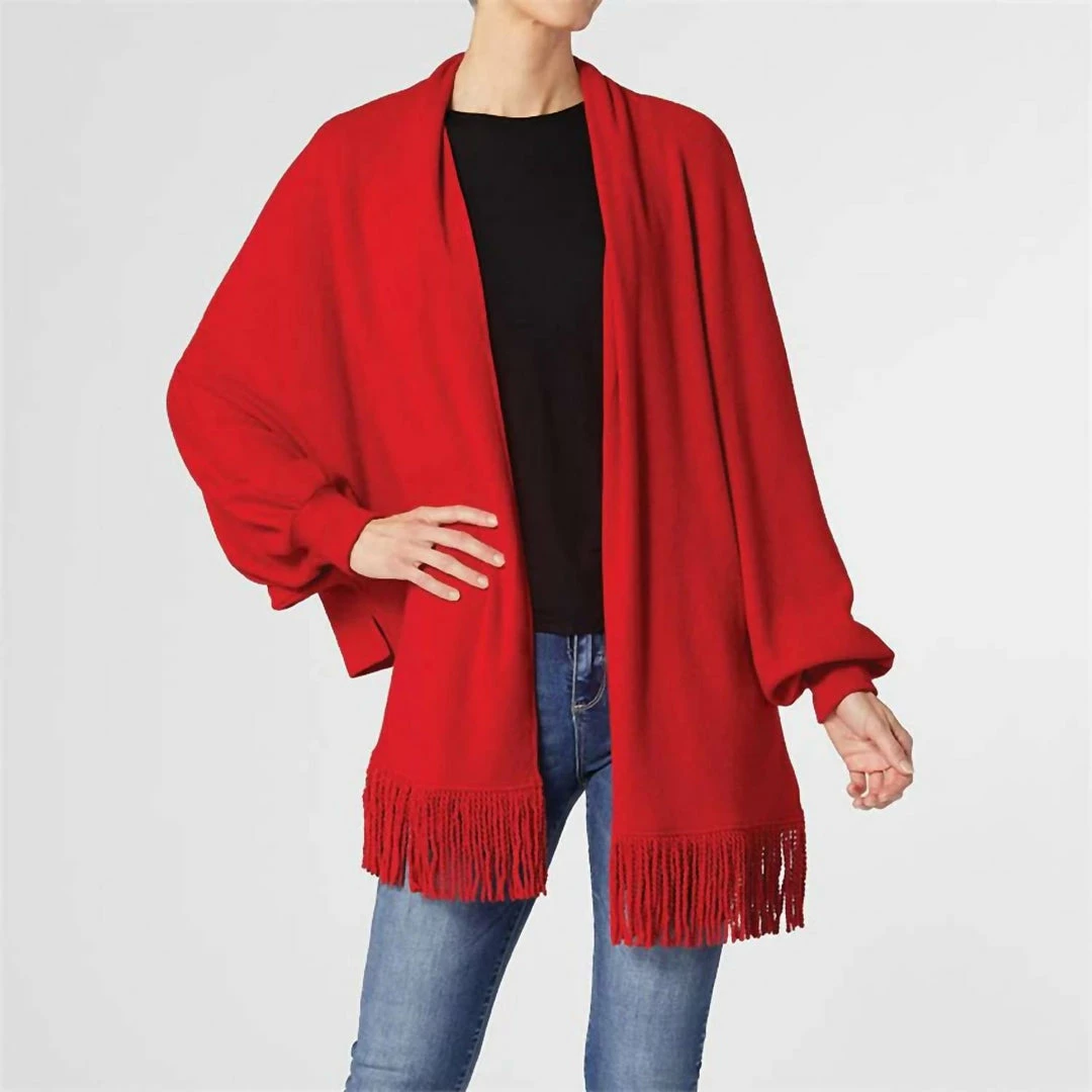 Coco + Carmen Cheryl Soft Wrap in Red - women