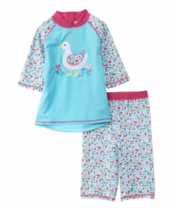 JoJo Maman Bébé JoJo Maman Bebe 2pc Sun Protection Suit - kids