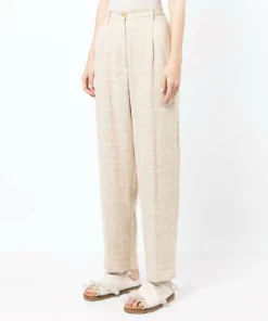 Forte Forte Jacquard Trousers in Beige - women