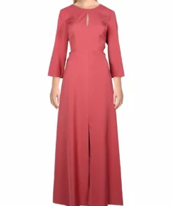 Kay Unger New York Hannah Womens Keyhole Maxi Evening Dress