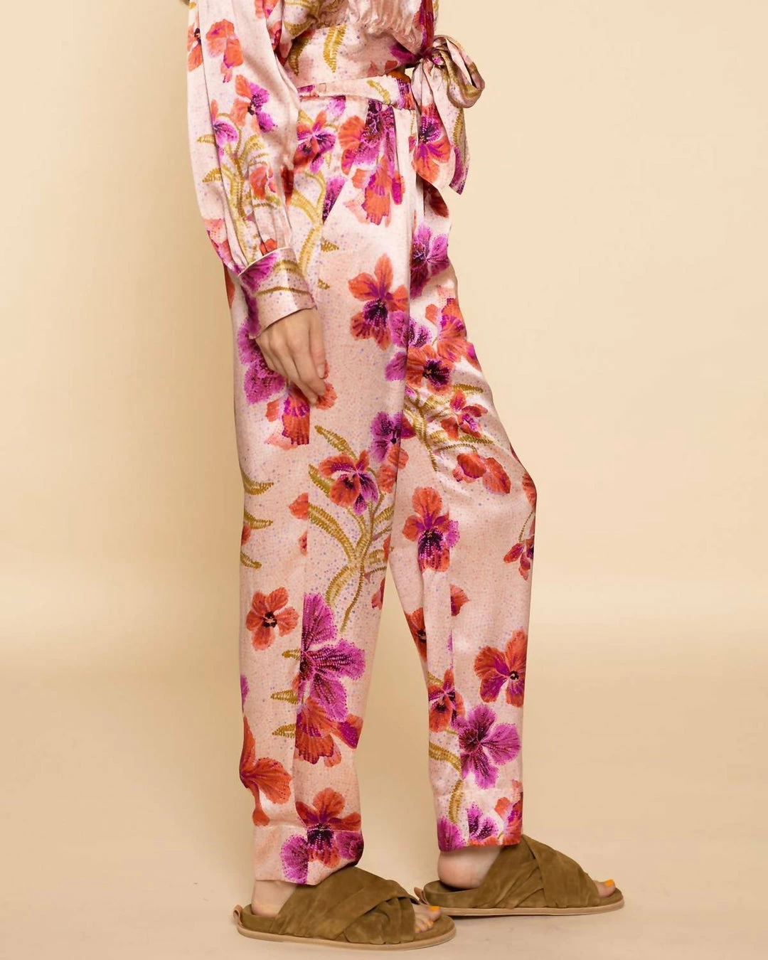 Forte Forte Orchidea Fabulosa Silk Trouser in Orchidea - women - Image 2