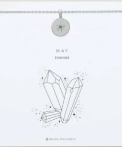 Bryan Anthonys May Birthstone Necklace in Silver - women